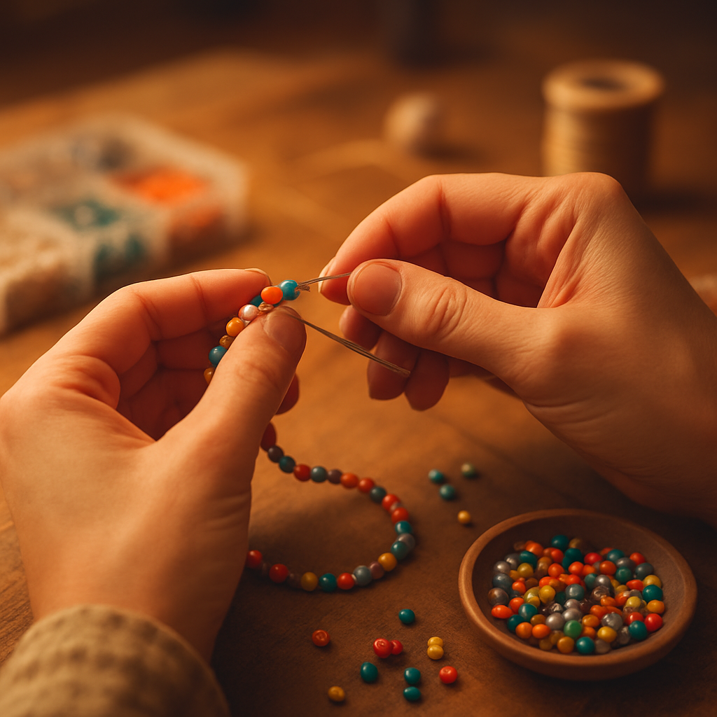 Handmade crafting process