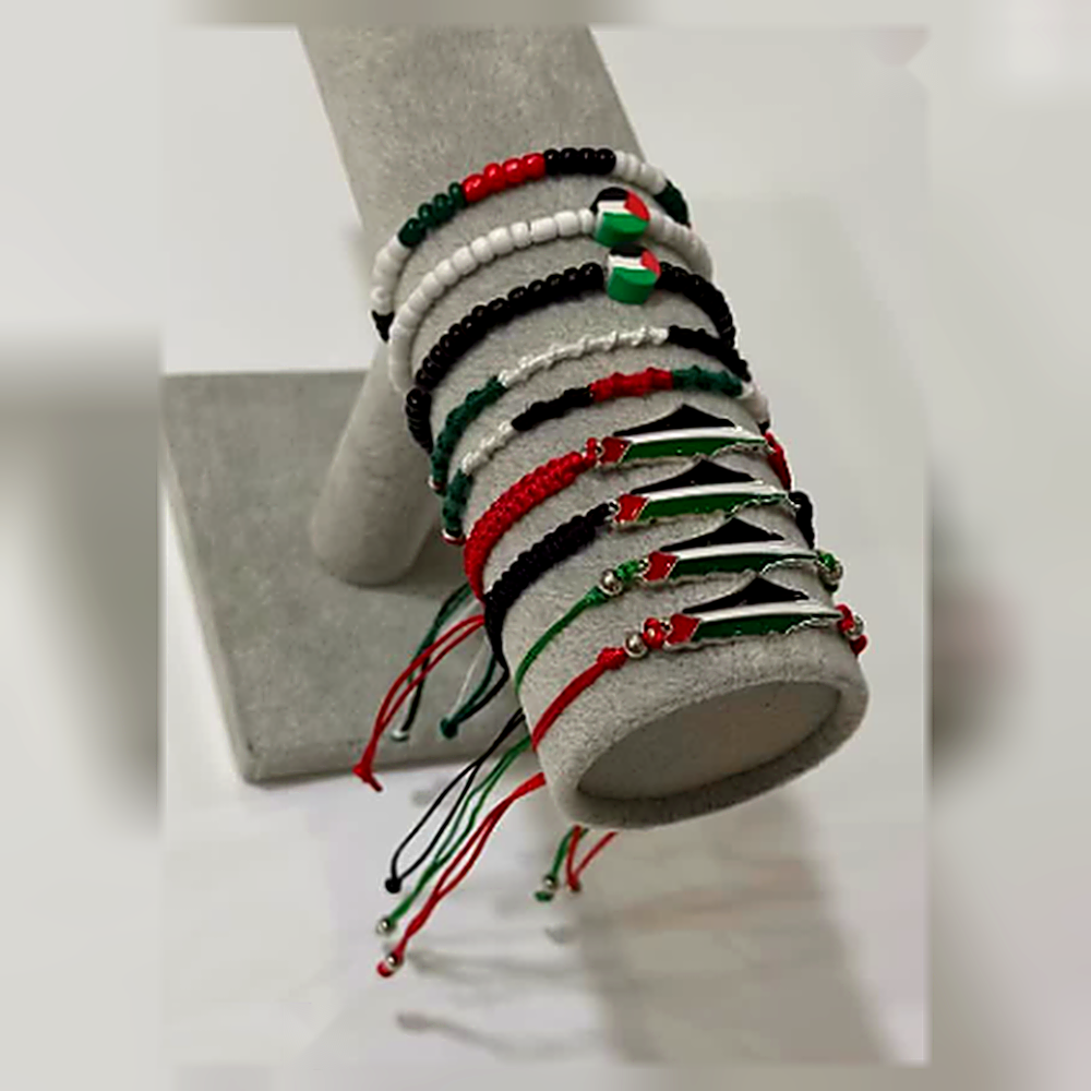 Palestine Flag & Map Solidarity Bracelet Collection