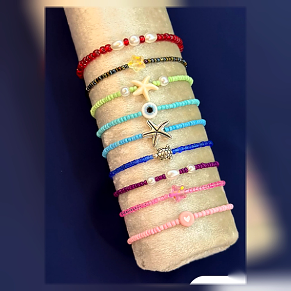 Serene Shoreline Dainty Charm Bracelets
