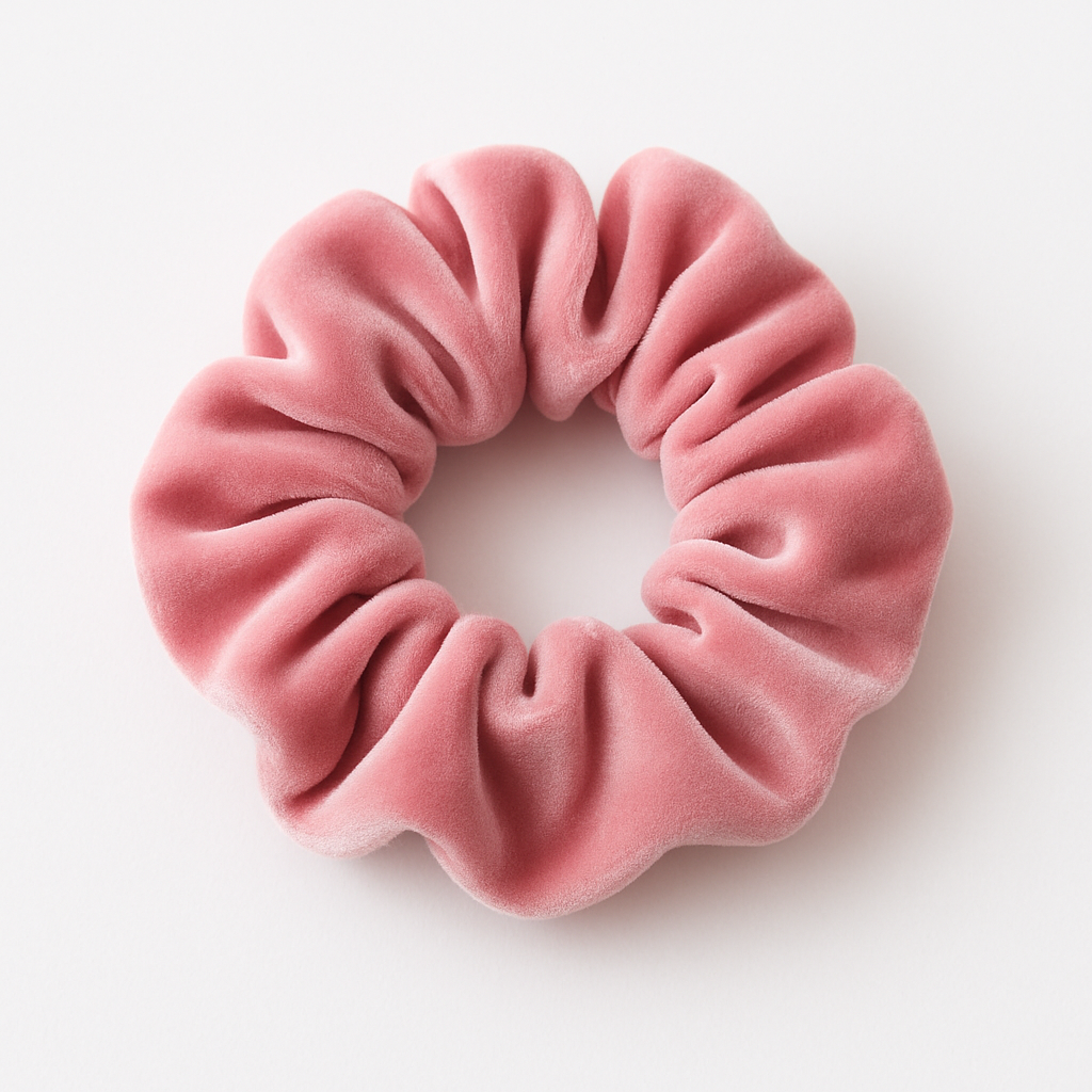Velvet Scrunchie - Blush